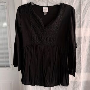 Knox Rose Black Women's Blouse